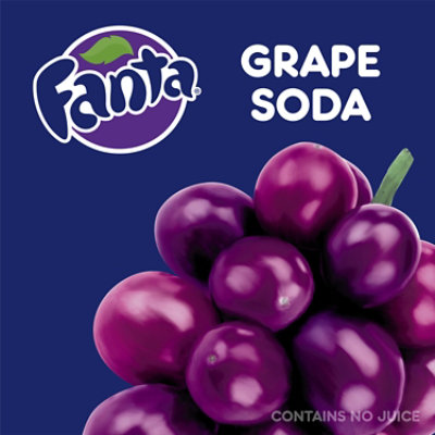 Fanta Soda Pop Grape Fruit Flavored 12 Count - 12 Fl. Oz. - Image 4