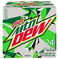 Mtn Dew Soda Diet Low Calorie - 24-12 Fl. Oz. - Image 1