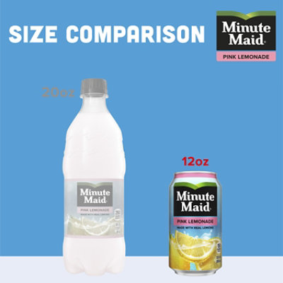 Minute Maid Juice Pink Lemonade Fridge Pack Cans - 12-12 Fl. Oz. - Image 3