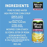 Minute Maid Juice Pink Lemonade Fridge Pack Cans - 12-12 Fl. Oz. - Image 5