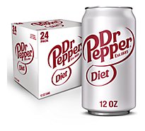 Diet Dr Pepper Soda In Can - 12-24 Fl. Oz.