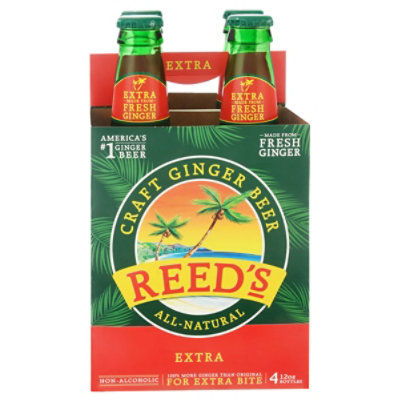 Reeds Soda Ginger Brew Extra Ginger Brew - 4-12 Fl. Oz. - Image 3