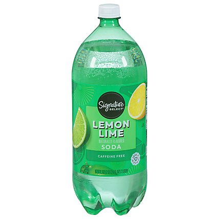 Signature SELECT Soda Lemon Lime - 2 Liter - Image 1