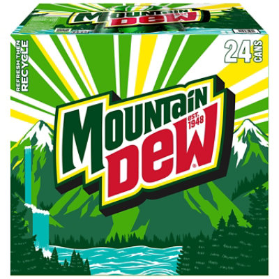 Mtn Dew Soda Cans - 24-12 Fl. Oz. - Image 3