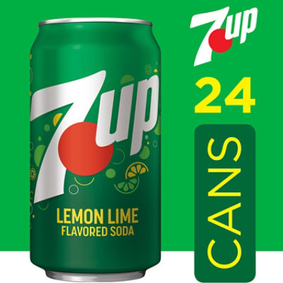 7UP Lemon Lime Soda In Can - 24-12 Fl. Oz. - Image 3