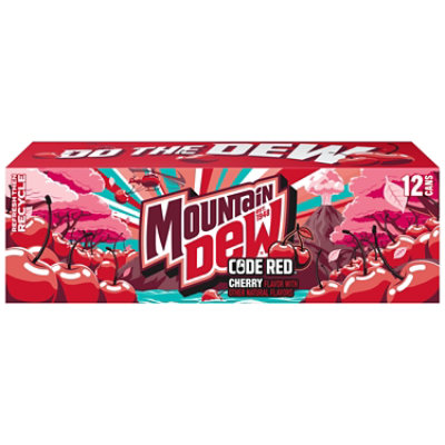 Mtn Dew Soda Code Red - 12-12 Fl. Oz. - Image 3