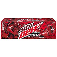 Mtn Dew Soda Code Red - 12-12 Fl. Oz. - Image 1