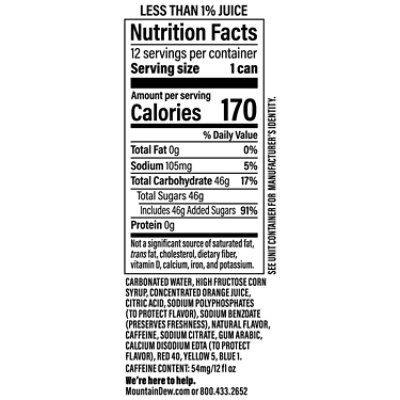 Mtn Dew Soda Code Red - 12-12 Fl. Oz. - Image 3
