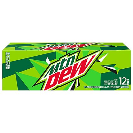 Mtn Dew Soda Original - 12-12 Fl. Oz. - Image 3