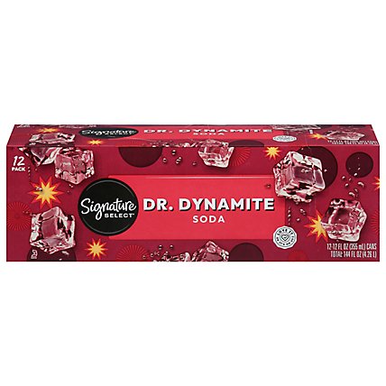 Signature SELECT Soda Dr. Dynamite - 12-12 Fl. Oz. - Image 1