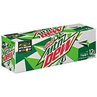 Mtn Dew Soda Diet - 12-12 Fl. Oz. - Image 1