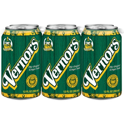 Vernors Ginger Soda In Can - 6-12 Fl. Oz. - Image 1