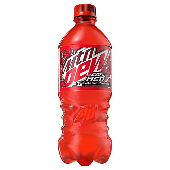 Mtn Dew Soda Code Red - 20 Fl. Oz.