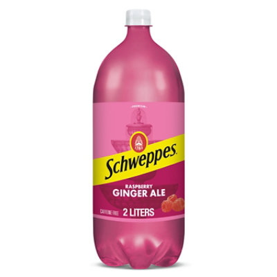 Schweppes Raspberry Ginger Ale Soda Bottle - 2 Liter - Image 1