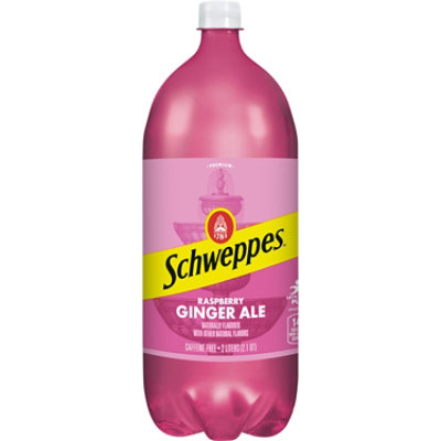 Schweppes Raspberry Ginger Ale Soda Bottle - 2 Liter - Image 3