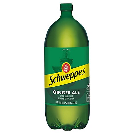 Schweppes Ginger Ale Soda Bottle - 2 Liter