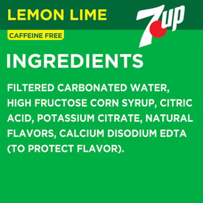 7UP Lemon Lime Soda Bottle - 2 Liter - Image 5