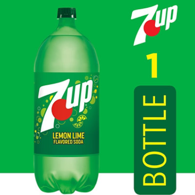 7UP Lemon Lime Soda Bottle - 2 Liter - Image 3