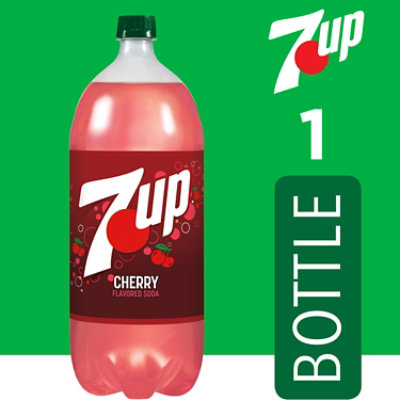 7UP Cherry Flavored Soda Bottle - 2 Liter - Image 3