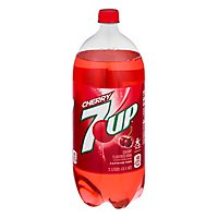 7UP Cherry Flavored Soda Bottle - 2 Liter - Image 1
