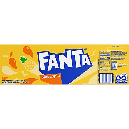 Fanta Soda Pop Pineapple Flavored In Can - 12-12 Fl. Oz. - Image 6