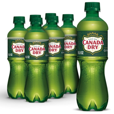 Canada Dry Ginger Ale Soda Bottles - 6-.5 Liter - Image 1