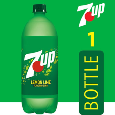 7UP Lemon Lime Soda Bottle - 1 Liter - Image 3
