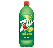 7UP Lemon Lime Soda Bottle - 1 Liter