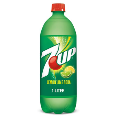 7UP Lemon Lime Soda Bottle - 1 Liter