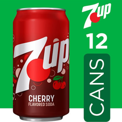 7UP Cherry Flavored Soda In Can - 12-12 Fl. Oz. - Image 3