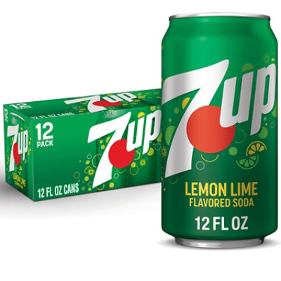 7UP Lemon Lime Soda In Can - 12-12 Fl. Oz. - Image 1