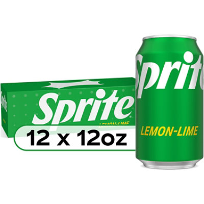 Sprite Soda Pop Lemon Lime Pack In Cans - 12-12 Fl. Oz. - Image 1