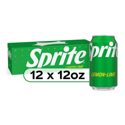 Sprite Soda Pop Lemon Lime Pack In Cans - 12-12 Fl. Oz.