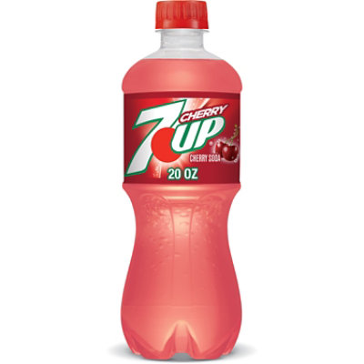 7UP Cherry Flavored Soda Bottle - 20 Fl. Oz. - Image 1