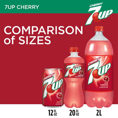 7UP Cherry Flavored Soda Bottle - 20 Fl. Oz. - Image 3