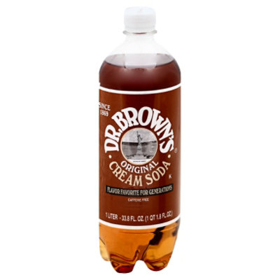 Dr Browns Vanilla Cream Soda - 33.8 Fl. Oz.