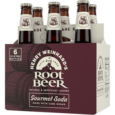 Henry Weinhards Root Beer 0% ABV Bottles - 6-12 Fl. Oz. - Image 2