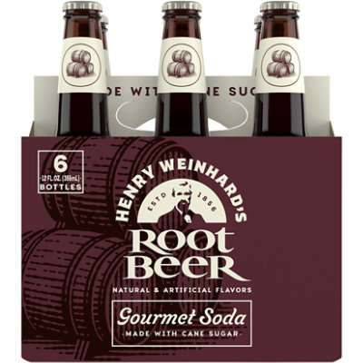 Henry Weinhards Root Beer 0% ABV Bottles - 6-12 Fl. Oz. - Image 4