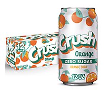 Crush Zero Sugar Orange Soda In Cans - 12-12 Fl. Oz.