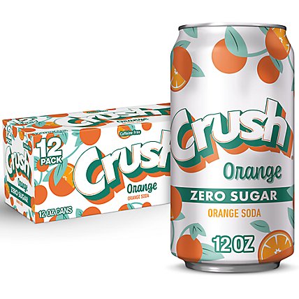 Crush Soda Diet Orange - 12-12 Fl. Oz. - Image 1