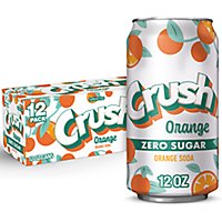 Crush Soda Diet Orange - 12-12 Fl. Oz. - Image 1