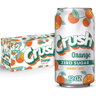 Crush Zero Sugar Orange Soda In Cans - 12-12 Fl. Oz.