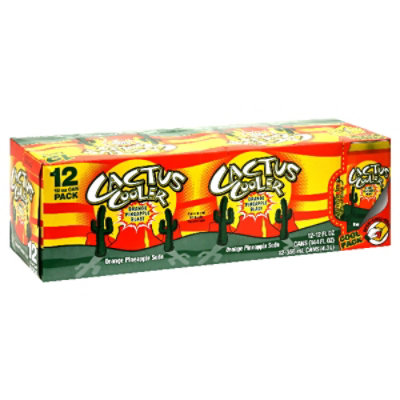 Cactus Cooler Orange Pineapple Soda In Can - 12-12 Fl. Oz. - Image 1