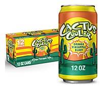 Cactus Cooler Soda Orange Pineapple Blast In Can - 12-12 Fl. Oz.