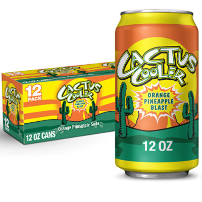 Cactus Cooler Soda Drink, Orange Pineapple - 2 L bottle