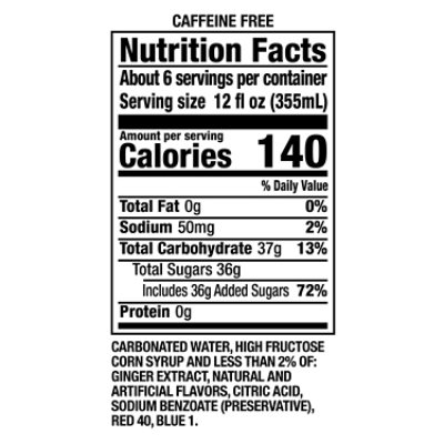 Canada Dry Cranberry Ginger Ale Soda Bottle - 2 Liter - Image 3