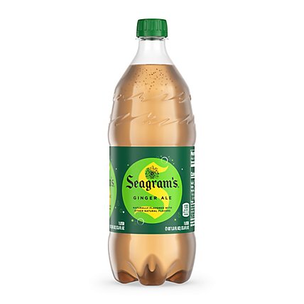 Seagrams Soda Pop Ginger Ale - 1 Liter - Image 2