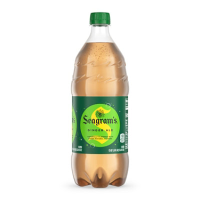 Seagrams Soda Pop Ginger Ale - 1 Liter - Image 1