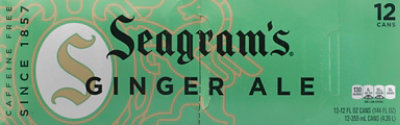 Seagrams Ginger Ale - 12-12 Fl. Oz. - Image 2