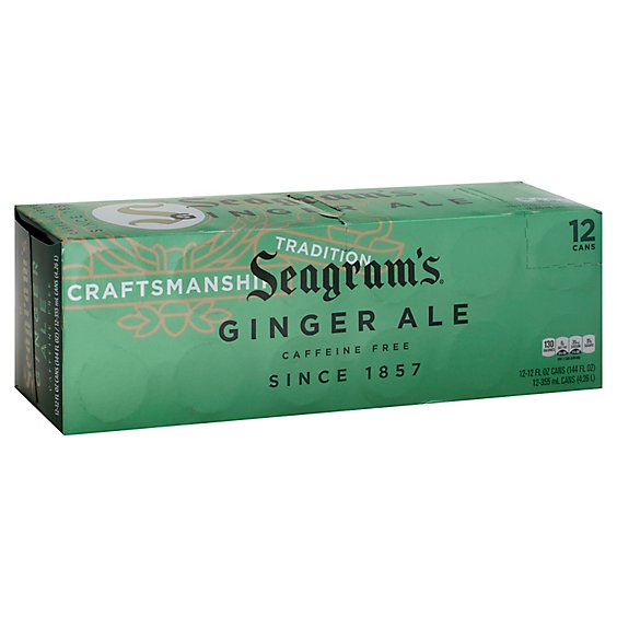 Seagrams Ginger Ale - 12-12 Fl. Oz.